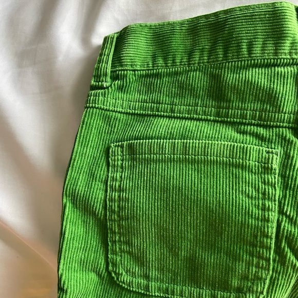 NWT Gymboree Green Front Bow Ribbon Corduroy Flare Pangs - Picture 3 of 6